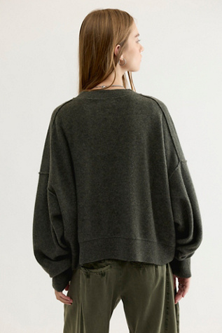 Женский свитер Free People Solstice Cashmere Pullover, цвет: Alga — фото 2