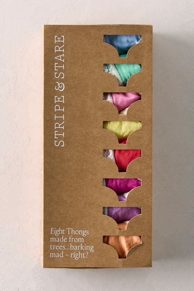 Stripe & Stare Thong Eight Pack #1