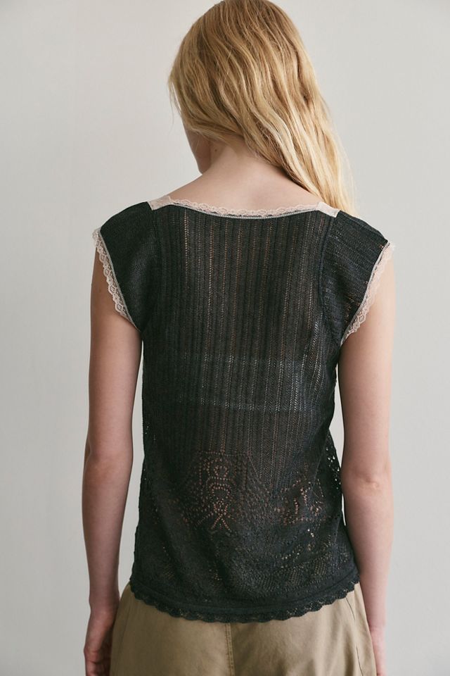 Anna Sui Lace Knit Camisole #1