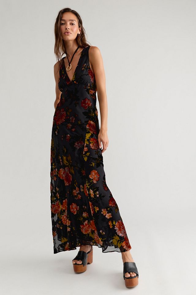 Robe longue Folia Devore Anna Sui #2