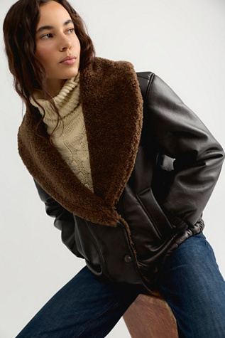 Veste en cuir végétalien Icon Status Blank NYC
