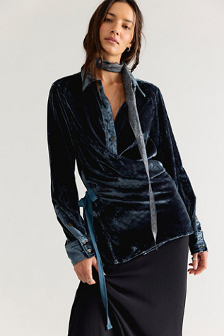 Nicholas K Roux Velvet Shirt