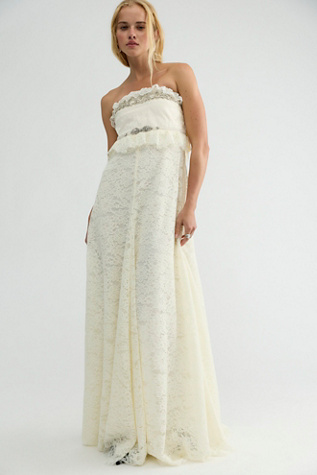 LoveShackFancy Jasmine Lace Maxi Dress