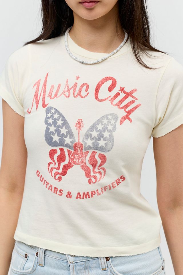 Daydreamer Music City Butterfly Vintage Tee #2