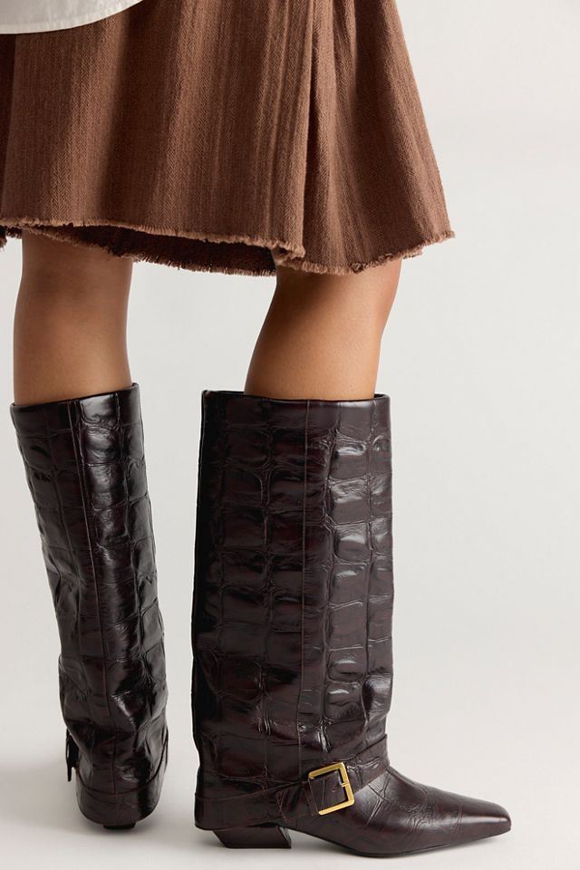 Kismet Croc Tall Boots #3