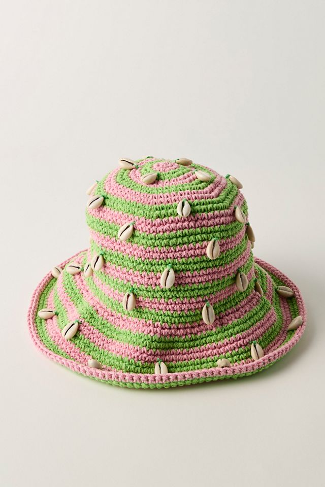 Beta Astral Pora Stripes and Shells Hat #1