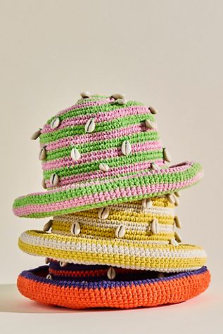 Beta Astral Pora Stripes and Shells Hat