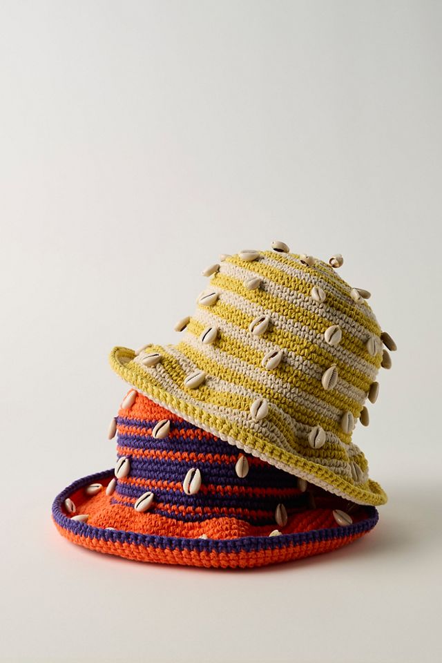 Beta Astral Pora Stripes and Shells Hat #3