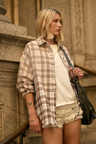 We The Free Lexi Plaid Button Down