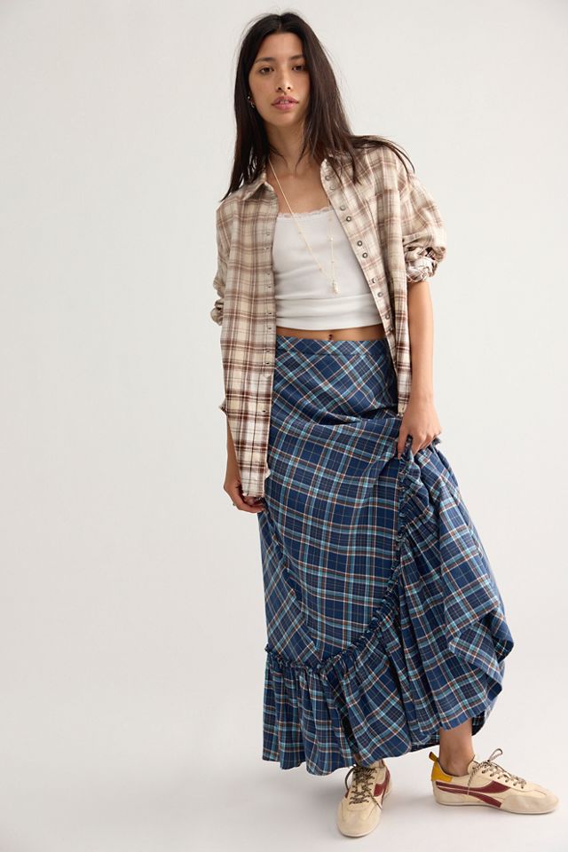We The Free Lexi Plaid Button Down #4