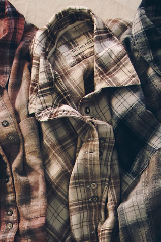 We The Free Lexi Plaid Button Down