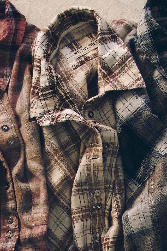 We The Free Lexi Plaid Button Down #9
