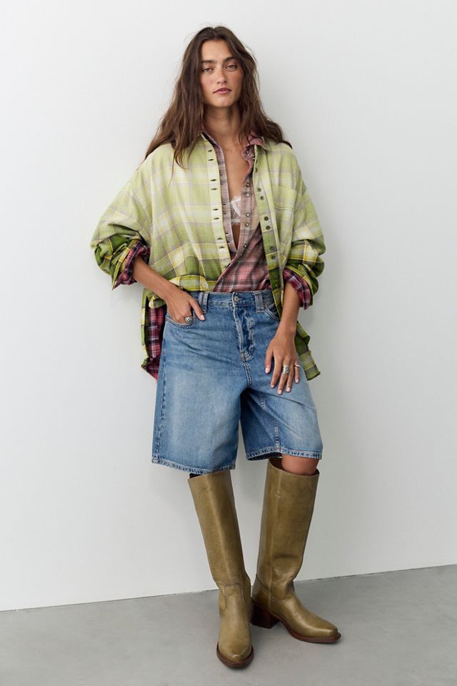We The Free Lexi Plaid Button Down #3