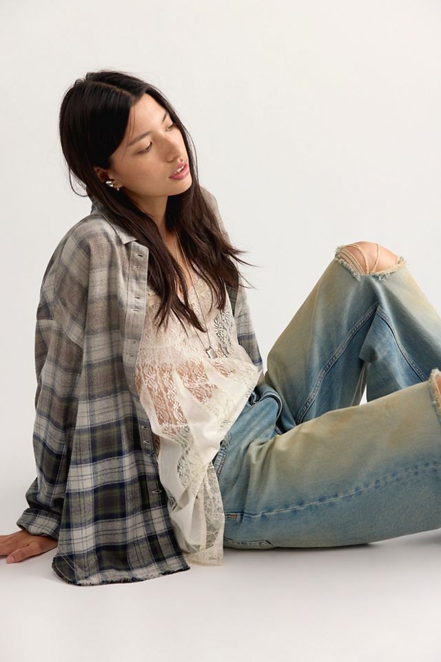 We The Free Lexi Plaid Button Down #5