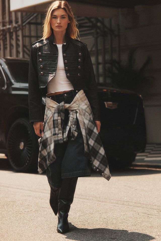 We The Free Lexi Plaid Button Down #8
