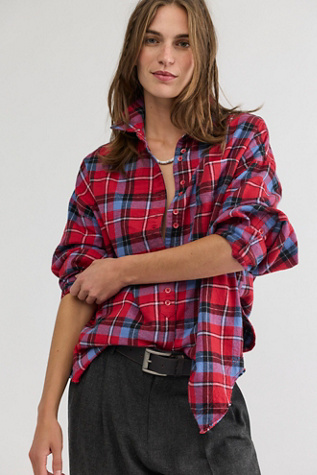 We The Free Lexi Plaid Button Down