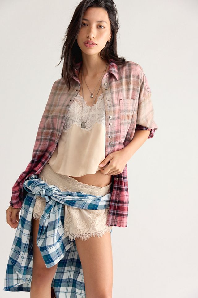 We The Free Lexi Plaid Button Down #1