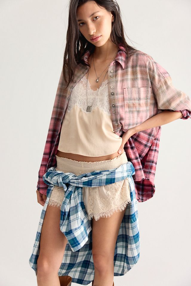 We The Free Lexi Plaid Button Down #4