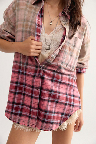 We The Free Lexi Plaid Button Down