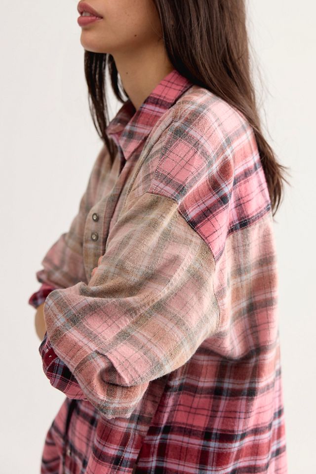 We The Free Lexi Plaid Button Down #3
