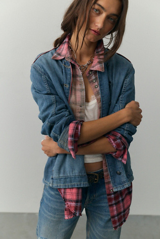 We The Free Lexi Plaid Button Down