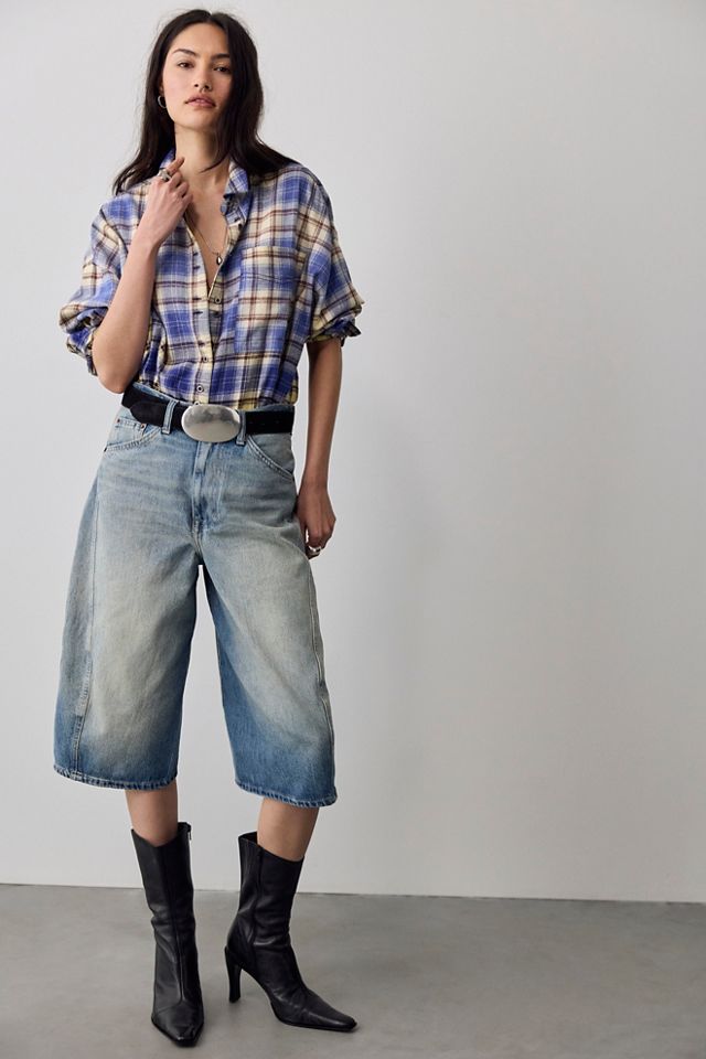 We The Free Lexi Plaid Button Down #3