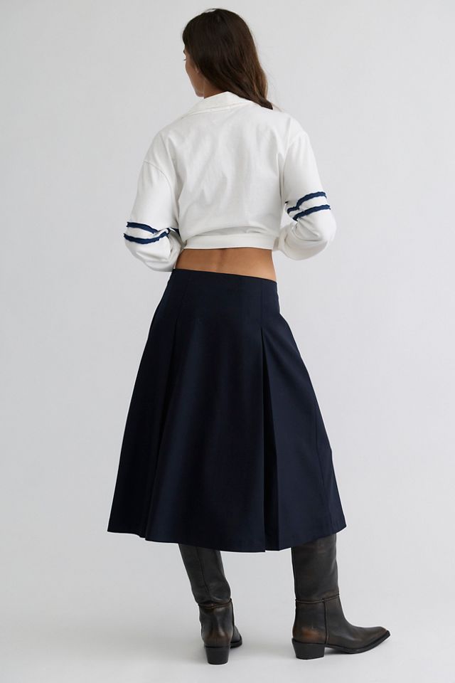 Le Mont St Michel Josephine Pleated Skirt #1