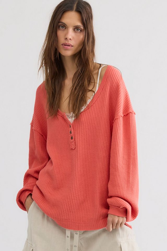 We The Free Montreal Oversized Thermal Henley #2