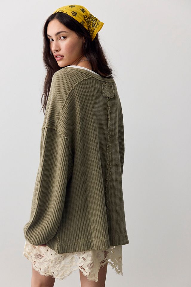 We The Free Montreal Oversized Thermal Henley #1