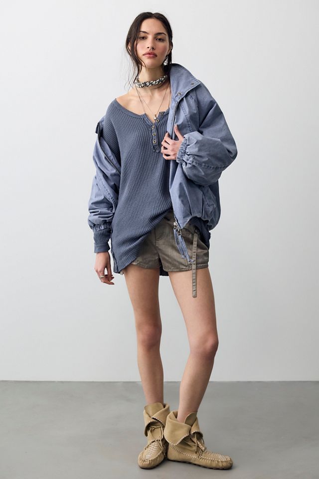 We The Free Montreal Oversized Thermal Henley #2