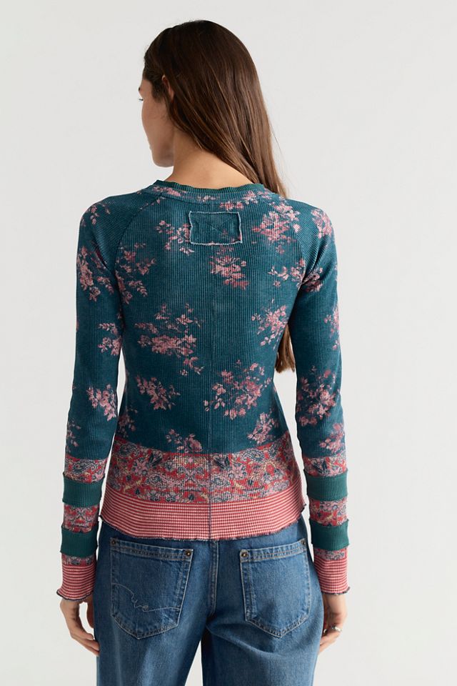 We The Free Easy Does It Printed Long Sleeve Tee #1