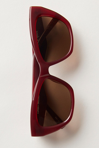 Le Specs Lumen Sunglasses at Free People in Red