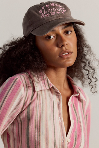 Amour Inc Star Dad Cap at Free People in Faded Brown