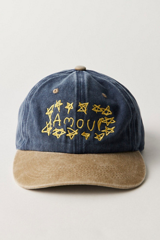 Amour Inc Star Dad Cap at Free People in Faded Navy/Khaki