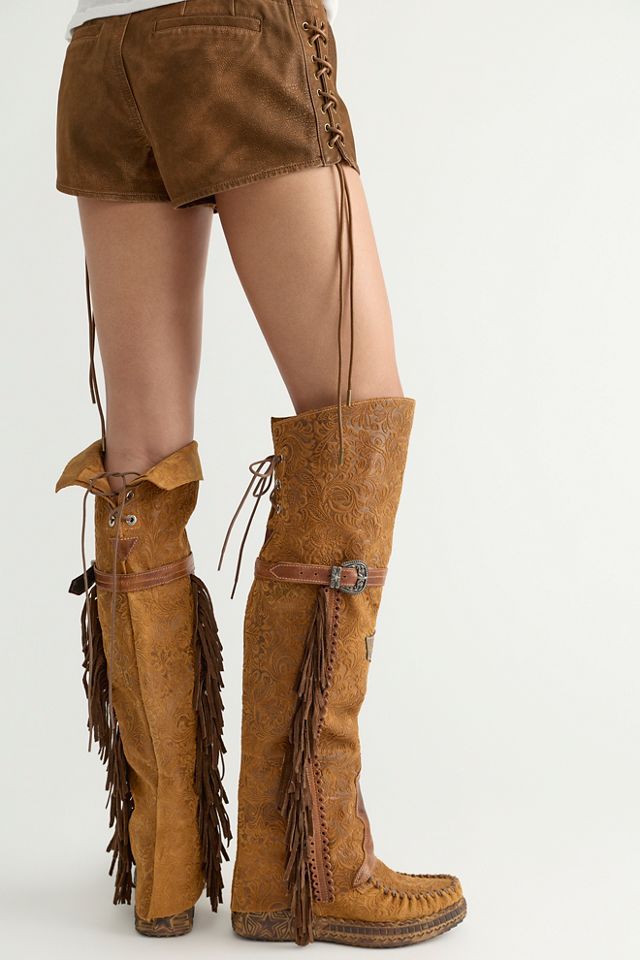 Drifter Embossed Tall Moc Boots #3
