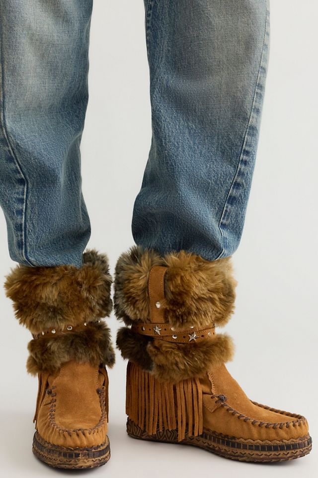 Fireside Faux Fur Mocc Boots #2