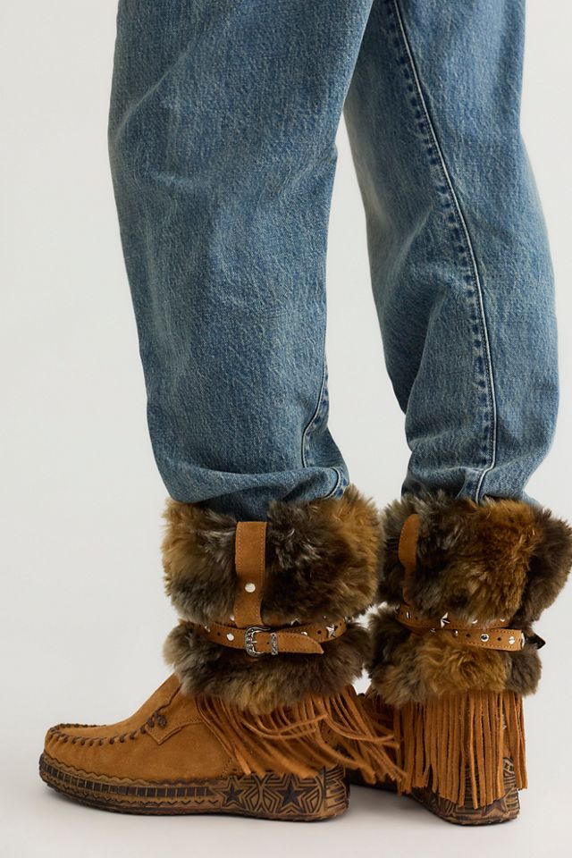 Fireside Faux Fur Mocc Boots #3