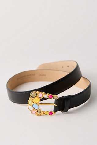 Vale Crystal Buckle Belt