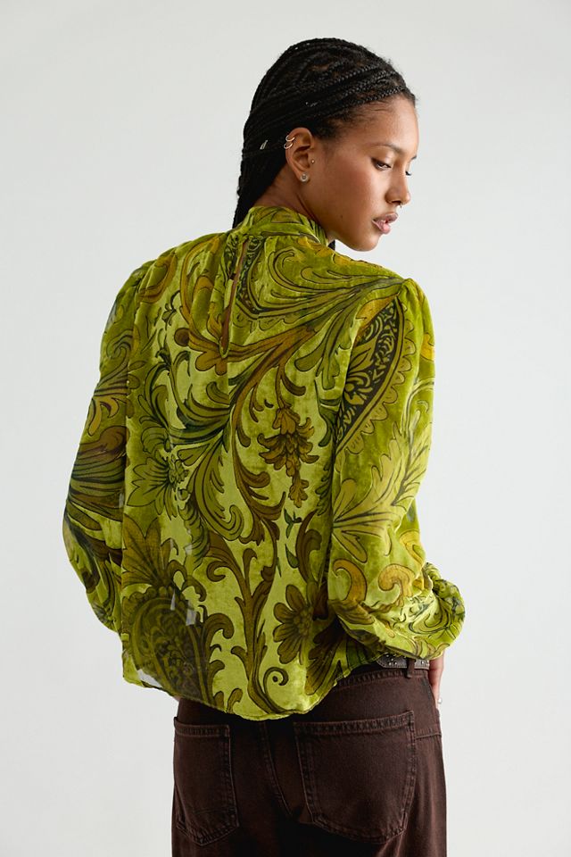 Retrofete Aradea Velvet Blouse #1