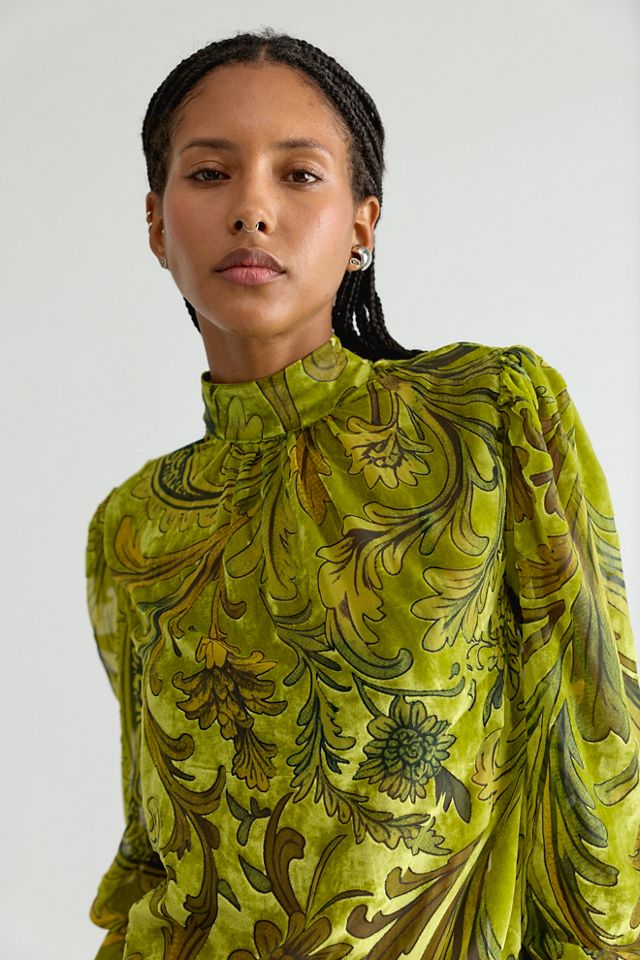 Retrofete Aradea Velvet Blouse #3