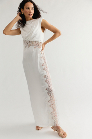 Shona Joy Eniko Lace Maxi Dress