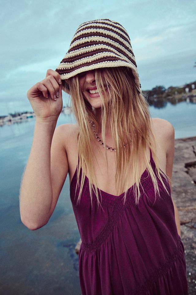 Chapeau de Marin Rayé au Crochet #1