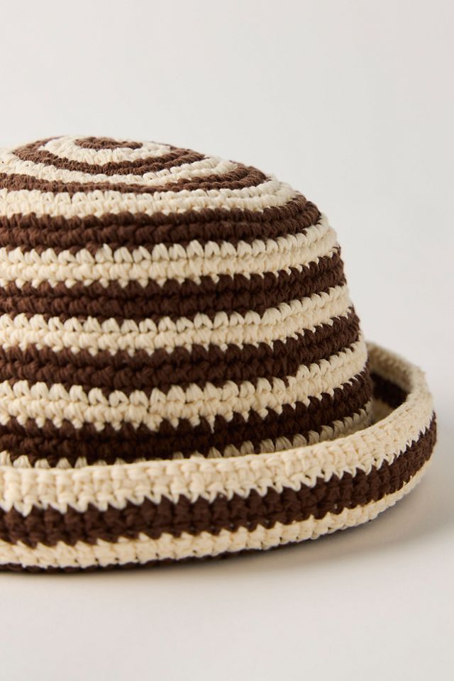 Chapeau de Marin Rayé au Crochet #3