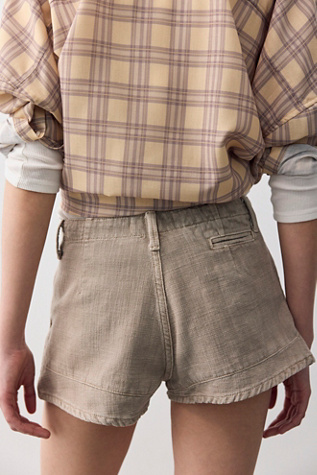 We The Free West Side Denim Micro Chino Shorts