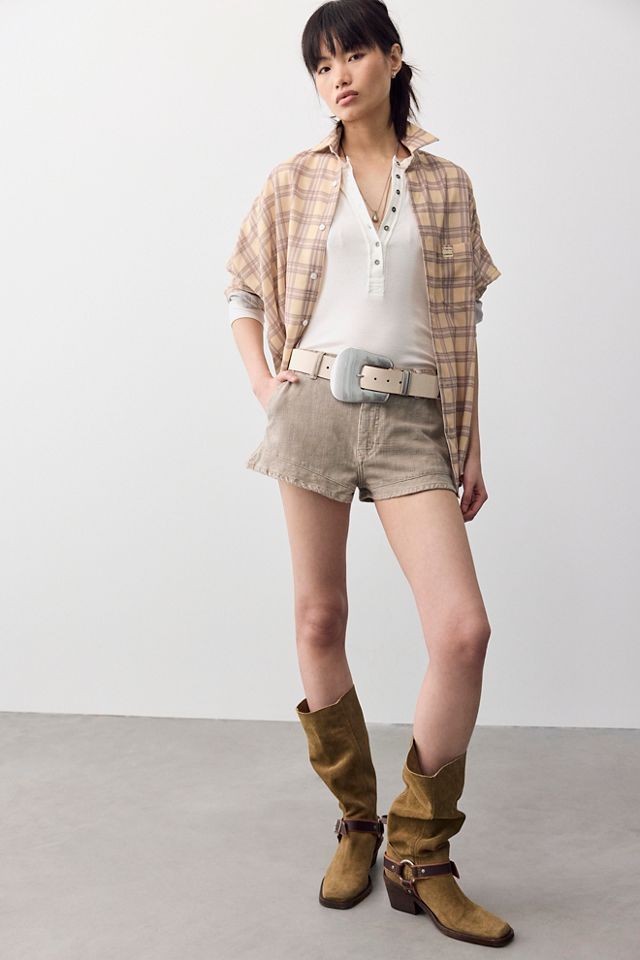 We The Free West Side Denim Micro Chino Shorts #1