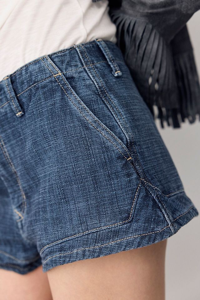 We The Free West Side Denim Micro Chino Shorts #2