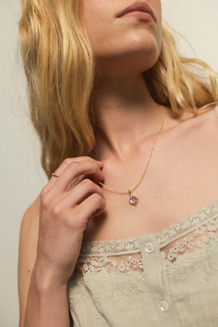 Женское колье Lazar Nile Amulet Mini Pendant, цвет: Разноцветный / Золотой — фото 6