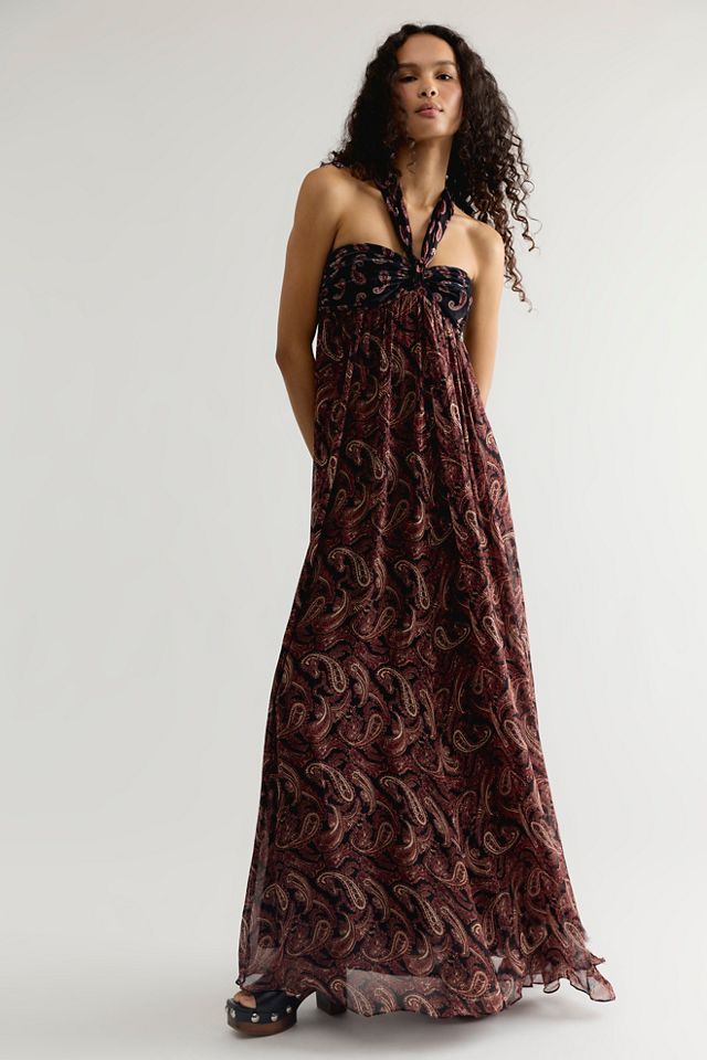 Rococo Sand Freya Ruched Drape Maxi Dress #3