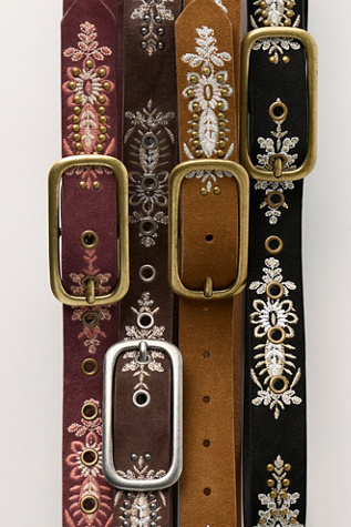 Blossom Suede Belt