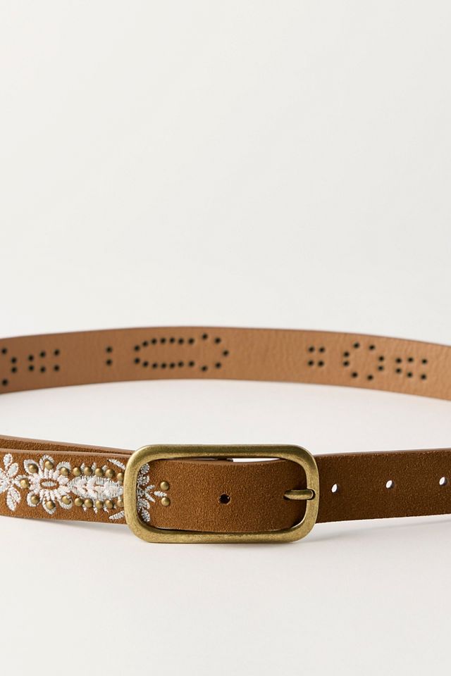 Blossom Suede Belt #1